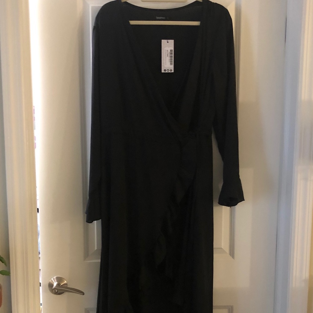 Ruffle Wrap Dress